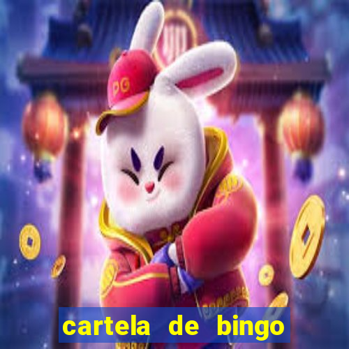 cartela de bingo cha de panela